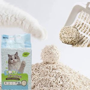 ทรายแมวเต้าหู้ กลิ่นธรรมชาติ 99% ปราศจากฝุ่น ดูดซับดีเยี่ยม - Product Image 1