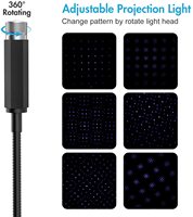 Mini projecteur d'étoiles pour voiture avec chargeur USB, lampe LED ciel étoilé, accessoires décoratifs pour toit et plafond, lumière étoilée