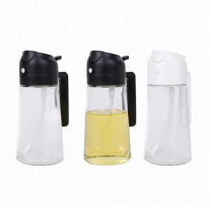 Botella Dispensadora de Aceite 2 en 1, Rociador de Aceite de Oliva con Cepillo de Silicona para Cocinar - Product Image 3