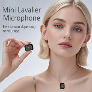 Mini <b>Wireless</b> Lavalier Long Battery <b>Microphone</b> Outdoor Live Video System for Podcast Singing Vlog - Product Image 3