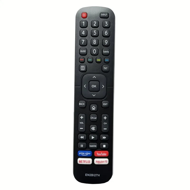 44 Keys EN2BI27H Universal Remote Control for Hisense Smart LED TV H43B7500UK H50B7500UK H43B7500 H50B7500 H65B7500 H75B7510