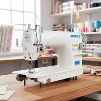 Machine à coudre industrielle JUKKY de style japonais à point noué simple pour sous-vêtements avec accessoires et pièces détachées