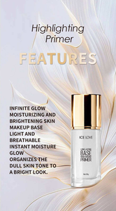 Base <span class=keywords><strong>de</strong></span> Maquillaje Ligera con Logotipo Personalizado, Crema <span class=keywords><strong>de</strong></span> Belleza, Control <span class=keywords><strong>de</strong></span> Grasa, Minimiza los Poros, Hidratante, <span class=keywords><strong>Iluminador</strong></span>, Resaltador, Brillo Facial - Product Image 3