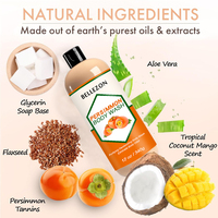 Marque privée Déodorant au kaki Gel douche nettoyant pour le corps rafraîchissant pour le corps
