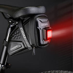 TAKEZERO TZ07 Bolsa Impermeável para Bicicleta de Estrada, Acessórios de Ciclismo, Bolsa Pequena de Selim em EVA com Luz Traseira - Product Image 5