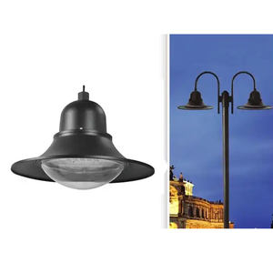 Lampe de jardin LED extérieure, corps en alliage d'aluminium, indice de protection IP65, alimentation CA, style cloche, inclinable, décorative, pour chemin, personnalisation du poteau - Product Image 5