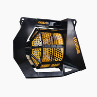 Broyeur de sol rotatif Yantai pour excavatrice, pour le tamisage du sable et de la pierre