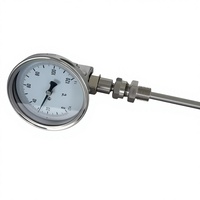 Thermomètre bimétallique industriel en acier inoxydable personnalisable SHENWEI OEM, affichage numérique, résolution 0,1°C, communication RS485, IP65