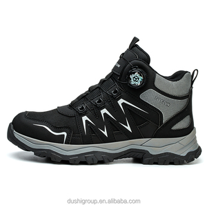 New Fashionable Rotating Button Safety Shoes, Low-priced High-quality Rubber Outsole <strong>Steel</strong> <strong>Toe</strong> Safety <strong>Boots</strong> Work Shoes - Product Image 5