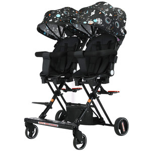 JXB <span class=keywords><strong>Passeggino</strong></span> <span class=keywords><strong>Leggero</strong></span> per Bambini Personalizzato di Alta Qualità, per Due Bambini, Ideale per Viaggi, Modello 2022 - Product Image 1