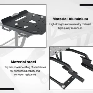 Xracingmoto para <span class=keywords><strong>GSX</strong></span>-S 1000 <span class=keywords><strong>GT</strong></span> 2022-2025 Edición Viaje, Portaequipajes Trasero de Aluminio y Acero, Baúl Superior, Accesorios para Motocicleta - Product Image 3