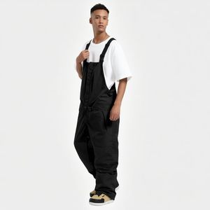 Salopette de snowboard pour homme personnalisée, imperméable, respirante 15K 10K, 7 poches, non isolée, noire, taille M - Product Image 4