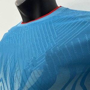 เสื้อฟุตบอลคองโกฤดูร้อนใหม่ปี 2026-2027 แอฟริกา คัพ เนชันส์ รุ่นนักเตะ บริการ OEM ชุดเซ็ต 100% โพลีเอสเตอร์ ระบายอากาศได้ดี แห้งเร็ว - Product Image 4