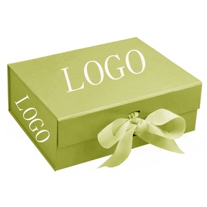 Wholesale Luxury Pink Rigid Magnetic Gift Box With Ribbon Foldable Luxury Paper Box for Wig/ <b>Clothes</b>/ Underwear Packaging - Product Image 4