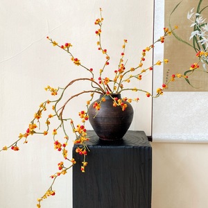 Composition de fruits artificiels Celastrus Orbiculata de Qingyu Chronicle pour les décorations de la maison du Nouvel An chinois - Product Image 1