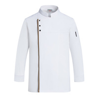 Vêtements de chef d'hôtel haut de gamme, vêtements de boulangerie, restauration, cuisine occidentale, boutique de desserts, vêtements de travail à manches longues