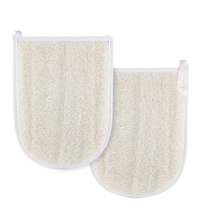Loofah à <span class=keywords><strong>bouche</strong></span> plate pour le <span class=keywords><strong>bain</strong></span> – Nettoyant exfoliant <span class=keywords><strong>naturel</strong></span> pour la peau – Fournitures hôtelières - Product Image 2