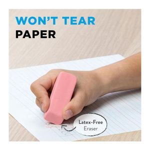 Gomme de bureau rectangulaire pour effacer les traces de sable et de caoutchouc sur le papier, élimine facilement le crayon et l'encre sans endommager le papier - Product Image 3