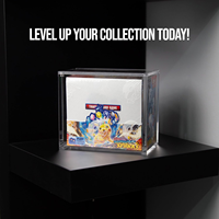 Boîte de protection écologique en acrylique pour cartes Pokémon, avec couvercle magnétique moderne, pour boîte d'entraînement Elite (ETB) personnalisée et boîte de boosters