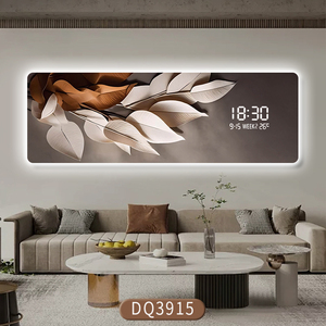 Reloj de Pared Digital LED 3D Exclusivo - Arte de Pared Luminoso y Moderno con Diseño Personalizado y Visualización de Fecha en Inglés - Product Image 3