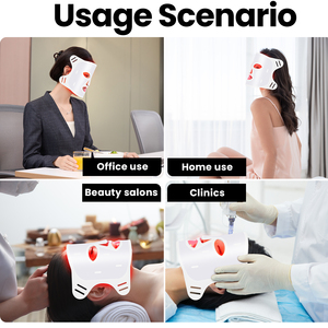IDEATHERAPY TLM200-K 510K 630 415 830nm Máscara Facial Infrarroja de Silicona con LED, Máscara de Terapia de Luz Roja para <span class=keywords><strong>Centro</strong></span> de <span class=keywords><strong>Belleza</strong></span> - Product Image 4