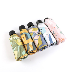 Paraguas de madera con 8 varillas para hombre, sombrilla plegable con <span class=keywords><strong>bloqueador</strong></span> UV, 5 varillas - Product Image 1