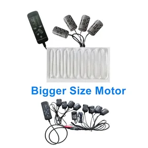 Silla masajeadora 8 bola vibradora 12 V asiento masaje cojín Lumbar vibración sistema vibratorio con almohadilla térmica - Product Image 2