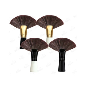 Pennello per Capelli Vegano di Alta Qualità con Etichetta Privata, Grande Pennello a Ventaglio per Contorno Viso, Pennello Spolverino per Collo e Viso - Product Image 2