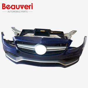 Pour <span class=keywords><strong>Mercedes</strong></span> Benz classe <span class=keywords><strong>C</strong></span> W205 <span class=keywords><strong>AMG</strong></span> C63 accessoires Auto nouveau Kit de pare-chocs avant avec mise à niveau des performances de découpe de feu antibrouillard arrière - Product Image 2
