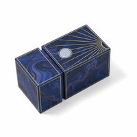 Boîte cadeau personnalisée avec fermeture magnétique, carton rigide, pelliculage brillant, emballage en carton de luxe, vente en gros