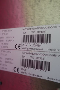 ACS604-0320-5-XXXX26XX9R+V991 ตัวแปลงไฟฟ้ากระแสสลับแบบ VFD 380-500v-ac 0-300hz 0-500v-ac PLC - Product Image 1