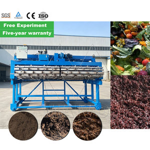 Retourneur de compost durable de type chaîne à plaques de 1,8 mètre de profondeur pour engrais fermentés - Product Image 6
