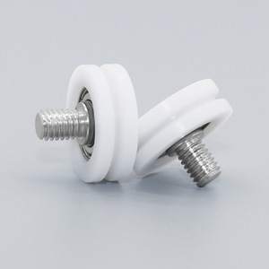 Roues de rail de porte et de fenêtre en forme de U en plastique nylon PA66 avec roulements et vis - Directement du fabricant - Product Image 5