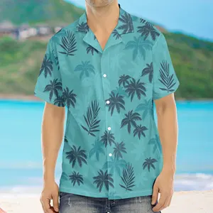 Xxx Same Shirt Casual Beach Vacation Clothes Plus Size T-shirt Men's Hawaiian Flower Printed Shirt