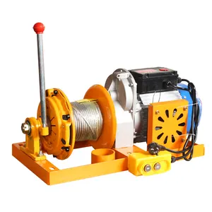 Building Elevator Winch Crane Hoist Trailer 12V Winch Hoist 500KG 30M/60M Electric Winch 220V