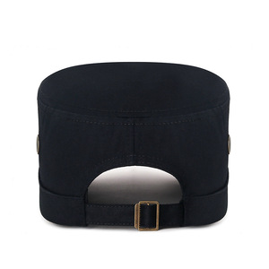 Ding Shang Ding Men's <b>Flat</b> Cap Navy Blue Cotton Breathable Outdoor Casual <b>Hat</b> - Product Image 3