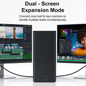 Gold Threaded A326 DP para HDMI Adaptador <span class=keywords><strong>de</strong></span> cable <span class=keywords><strong>de</strong></span> <span class=keywords><strong>fibra</strong></span> óptica Chaqueta <span class=keywords><strong>de</strong></span> PVC 8K HDTV Computadora DP Conducto <span class=keywords><strong>DE</strong></span> LA - Product Image 4