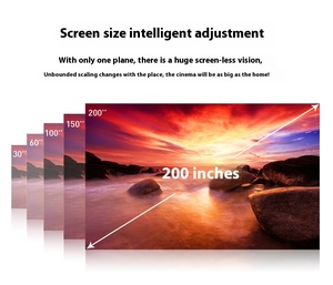 High Quality 16GB 1080P Mini <strong>Projector</strong> 4K <strong>Android</strong> IOS Manual Lens Built-in Battery DLP3D for Home Entertainment Outdoor Cinema - Product Image 4
