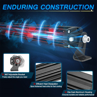 Barre lumineuse LED de 40 pouces pour accessoires Jeep, 200W, pour toit de voiture, marine, bateau, VTT et accessoires