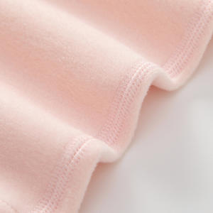 T-shirt à manches longues pour bébé, vêtements pour enfants, automne-hiver, garçons et filles, chaud, uni, base, bouton d'épaule, col, couverture - Product Image 4