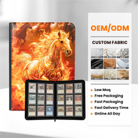 Sengtor Vente en gros OEM ODM Classeur de cartes TCG en cuir PU de haute qualité et grande capacité pour cartes à collectionner