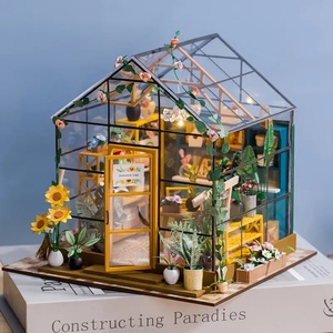 <span class=keywords><strong>Casa</strong></span> <span class=keywords><strong>de</strong></span> <span class=keywords><strong>Muñecas</strong></span> <span class=keywords><strong>de</strong></span> Madera Hongda Pc2306 Sunshine Flower House, Kit <span class=keywords><strong>de</strong></span> <span class=keywords><strong>Casa</strong></span> <span class=keywords><strong>de</strong></span> <span class=keywords><strong>Muñecas</strong></span> en Miniatura 3D para <span class=keywords><strong>Niñas</strong></span> - Product Image 3