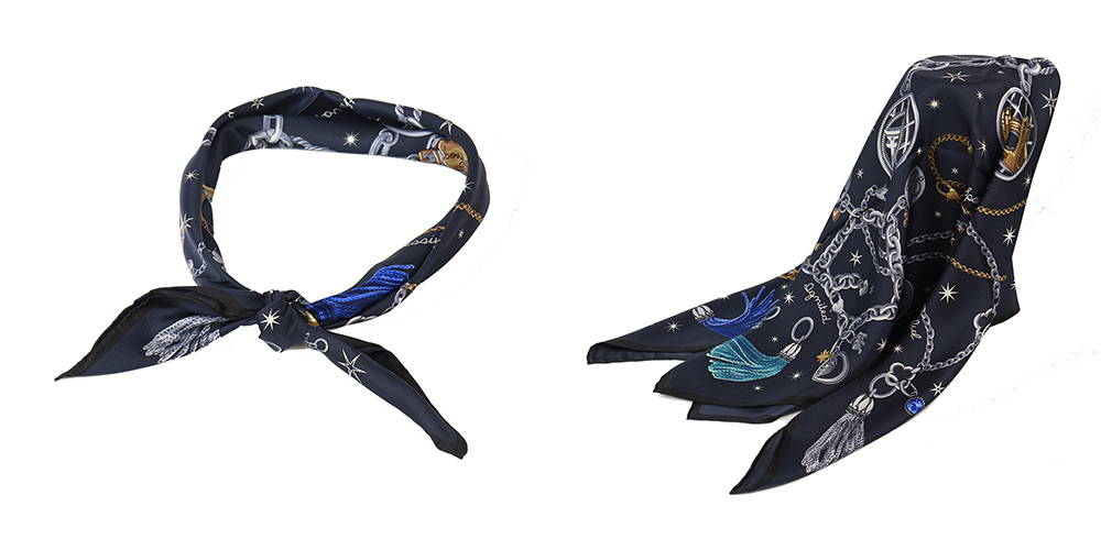 No MOQ Custom 100% Silk Scarves Digital Printing Women Scarf Silk scarf