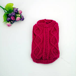 Suéter Tejido Cálido para Mascotas, Otoño Invierno, Marca <span class=keywords><strong>de</strong></span> Moda, Diseño Japonés y Coreano, Venta al Por Mayor <span class=keywords><strong>de</strong></span> Fábrica - Product Image 4