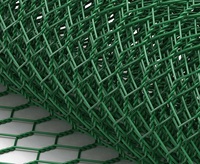 Grillage hexagonal enduit de PVC de 3/4 "-1"- 2 "/filet/grillage de poulet/piège à crabe et à poisson/maille de lapin en rouleaux