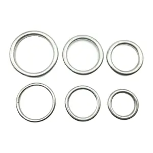 JRSGS – anneaux ronds soudés en acier inoxydable 316 304, matériel, vente en gros