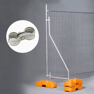 Panneau de clôture temporaire fourni par l'usine pour la sécurité des chantiers de construction et les événements - Product Image 5