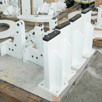 Plaque de base à bride usinée de précision, pièces de soudage en tôle pour équipement industriel robuste