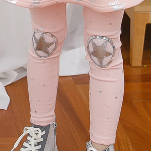 Wholesale Toddler Clothes Girls Ruffle Nylon Spandex Lace Leggings - Product Image 1