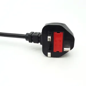 HF 3-prong pin AC Power Cord 3 pin stecker Cable zu Cloverleaf Plug für PC buchse einsätze elektrische ac adapter uk stecker